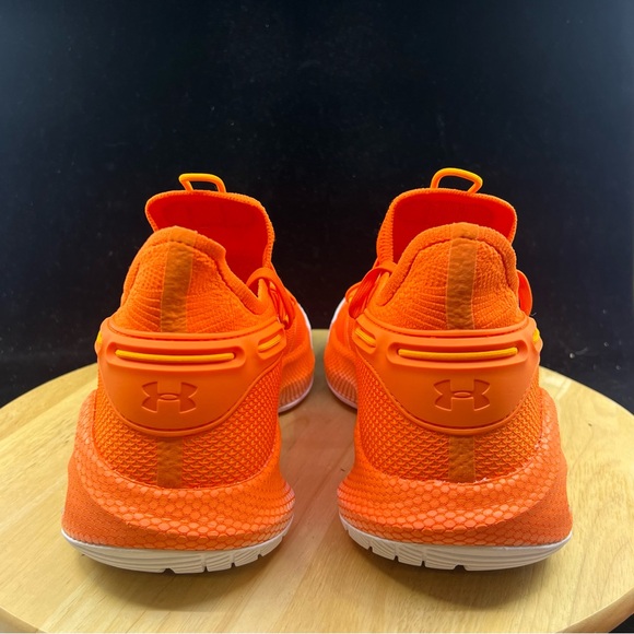Under Armour Curry 6 Team Orange White Basketball Shoe 3022893-800 Men’s Sz 12.5 - Picture 6 of 10
